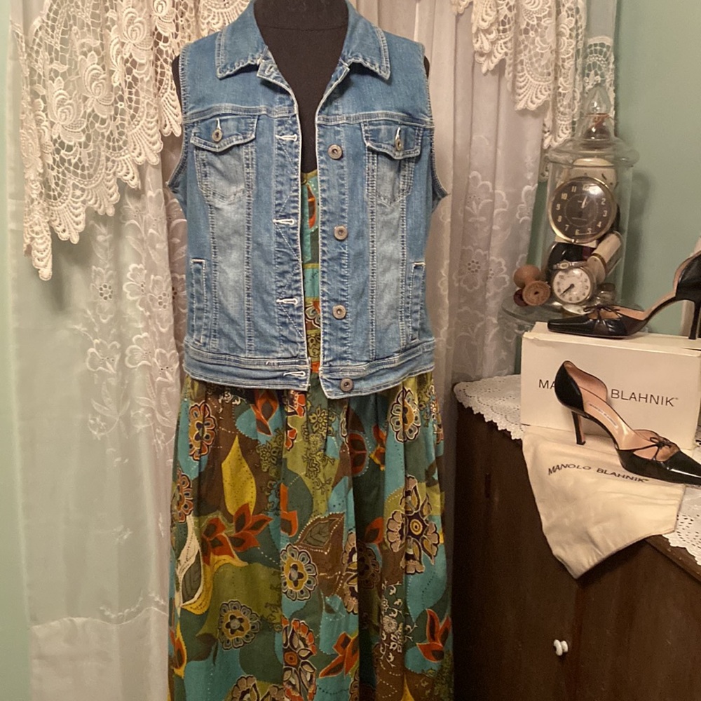 Signature by Robbie Bee Multicolor Floral Dress - Picture 5 of 10